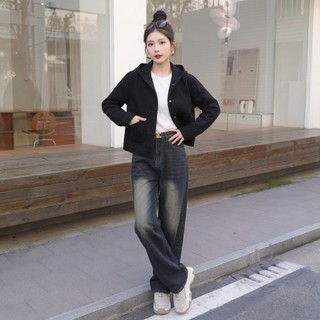 Áo khoác KAKI nữ MOLADY nút bấm phối nón cá tính phong cách trẻ trung K618