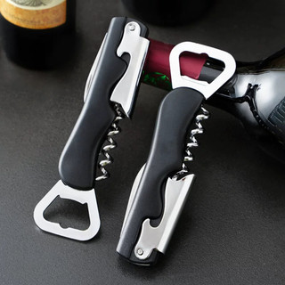 Dụng Cụ Mở Nắp Chai Đa Năng 4in1, Mở Nút Chai, Cắt Giấy Bạc, Tay Cầm Chống Trượt Tiện Lợi