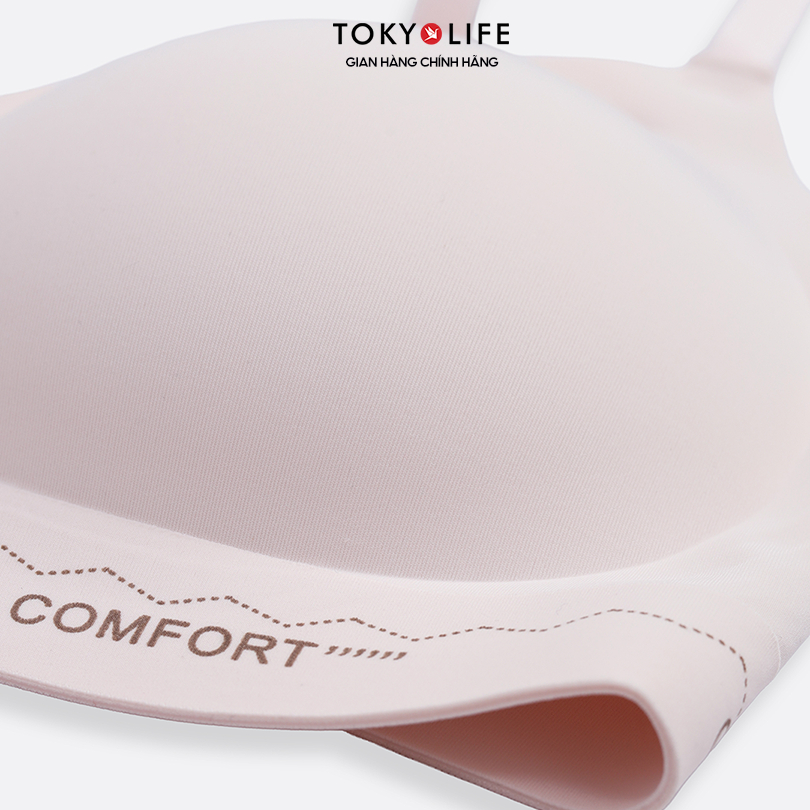 Áo Bra Nữ TOKYOLIFE Tàng Hình Không Viền Không Gọng COMFORT Siêu Mềm Nhẹ Nâng Ngực Thoáng Khí - 40006071