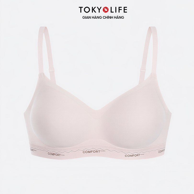 Áo Bra Nữ TOKYOLIFE Tàng Hình Không Viền Không Gọng COMFORT Siêu Mềm Nhẹ Nâng Ngực Thoáng Khí - 40006071