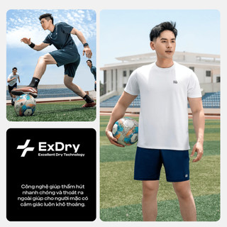 ÁO THUN thể thao nam S1, áo tập Gym, chạy bộ Pickleball, Tennis thoáng khí, thấm hút Coolmate