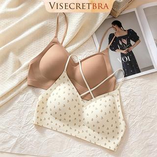VISECRETBRA Áo Ngực Bra Áo Lót Hở Lưng Kèm Dây Trong Chất Su Mỏng Nhẹ Mút Giọt Nước Fit Vòng 1 -- VN260565