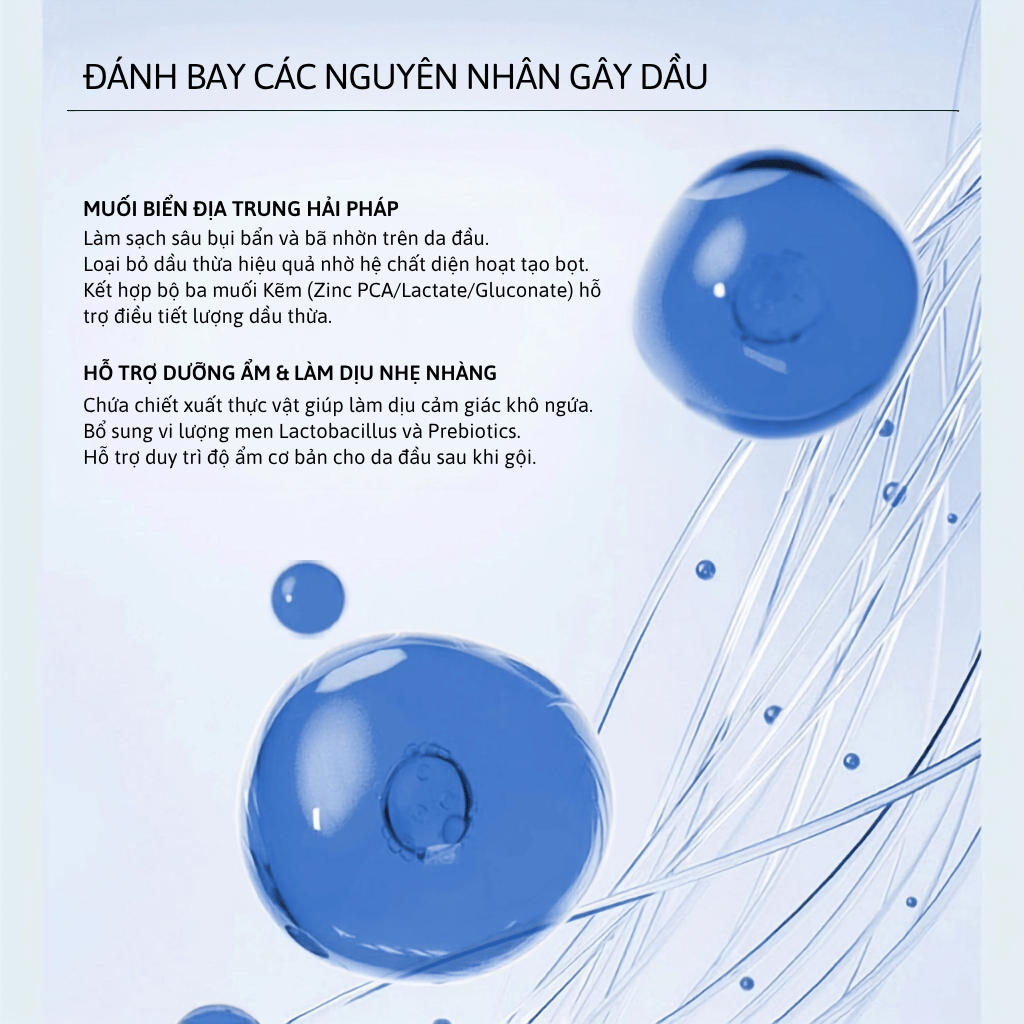 Cặp dầu gội xả SPES Muối biển Địa Trung Hải làm sạch bụi bẩn, bã , giúp tóc bồng bềnh, suôn mượt 480ml