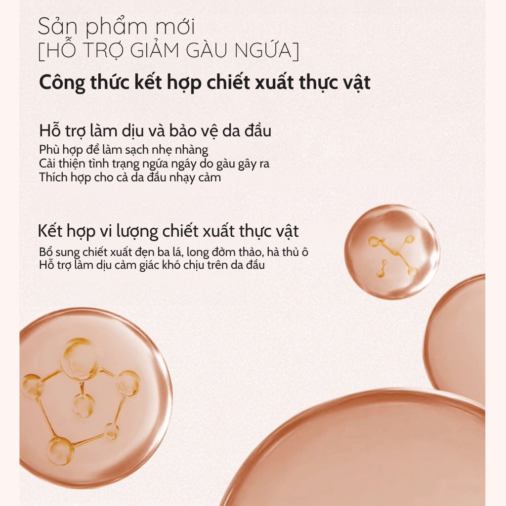 Bộ dầu gội xả SPES Peptide Bisabolol làm sạch da đầu, hỗ trợ giảm gàu, giúp tóc bồng bềnh 480ml