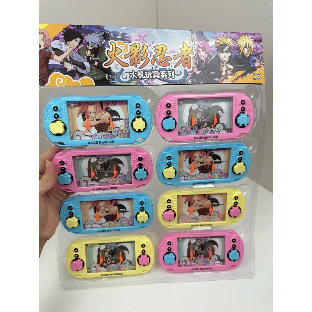Đồ Chơi Game Nước Cầm Tay Cho Bé – Máy Chơi Game Bấm Nước Mini Hình Hoạt Hình, Không Cần Pin