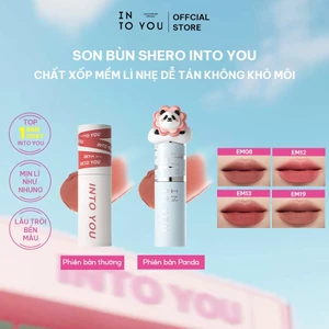 Son Bùn Shero INTO YOU Chất Xốp Mềm Lì Nhẹ Dễ Tán Không Khô Môi Dùng Cho Môi Và Má 2g