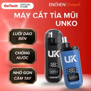 Máy tỉa lông mũi Unko UK – Thiết kế nhỏ gọn, cắt êm an toàn, không đau rát – Làm sạch nhanh chỉ 30s