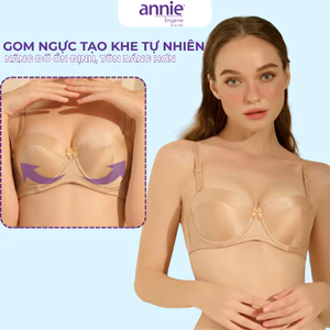 Áo Lót Nâng Ngực Tạo Khe annie lingerie BRA8149, Áo Lót Nữ Chống Tuột Có Gọng Nâng Đẩy Đệm Mỏng