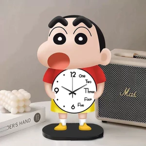 Đồng Hồ Gỗ Để Bàn Mini Bear Brick Đồng Hồ Trang Trí Bàn Học Bàn Làm Việc Decor MUN STORE DHGO78