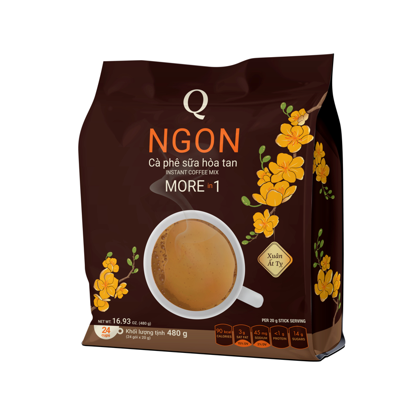 Coffee idol hàng chính hãng uống buổi sáng viên trắng 15v ( Cà phê sữa Ngon hoà tan )