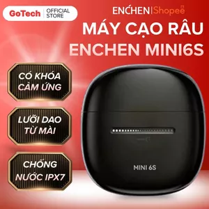 Máy Cạo Râu Enchen Mini 6S Thiết Kế Chống Nước, Cảm Ứng Chạm, Pin Trâu, Cạo Sạch Nhanh Tận Gốc
