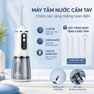 Máy Xịt Nước Răng Di Động Cầm Tay Không Dây Chống Nước tăm nước Loại Bỏ Mảng Bám Làm Sạch Khoang Miệng Sâu