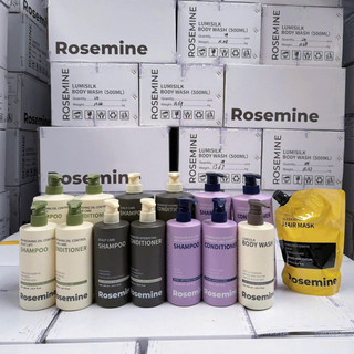 Cặp Dầu gội xả phục hồi làm phồng tóc ngăn ngừa tóc gãy rụng Rosemine Repair 1000ml