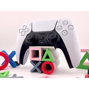 Kệ Đỡ Controller PS5 Hình Biểu Tượng PlayStation | Giá Để Tay Cầm DualSense In 3D