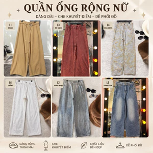 Quần bò xuông nam nữ ống rộng ,Quần bò 2hand độc lạ(nhiều mẫu)