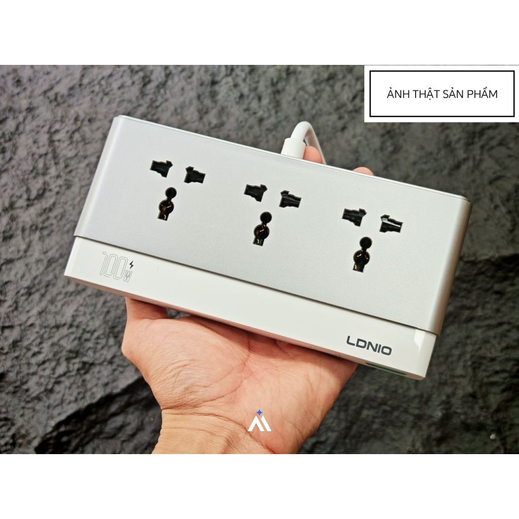 [No.1 Ổ Điện Toàn Cầu] Ổ Cắm Điện GaN Để Bàn LDNIO SC3 Công Suất 2500W - 10-in-1