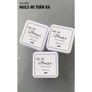 Gel Vẽ Nổi PAULA Trắng/Đen - Gel Vẽ Nét Nail, Gel Vẽ Hoa Văn, Gel Spider Nail