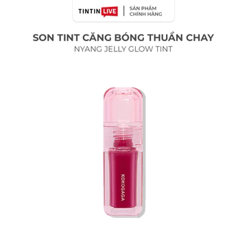 [KOKOGAGA] Son tint bóng thuần chay giúp môi căng mọng như thạch KOKOGAGA Nyang Jelly Glow Tint 4ml