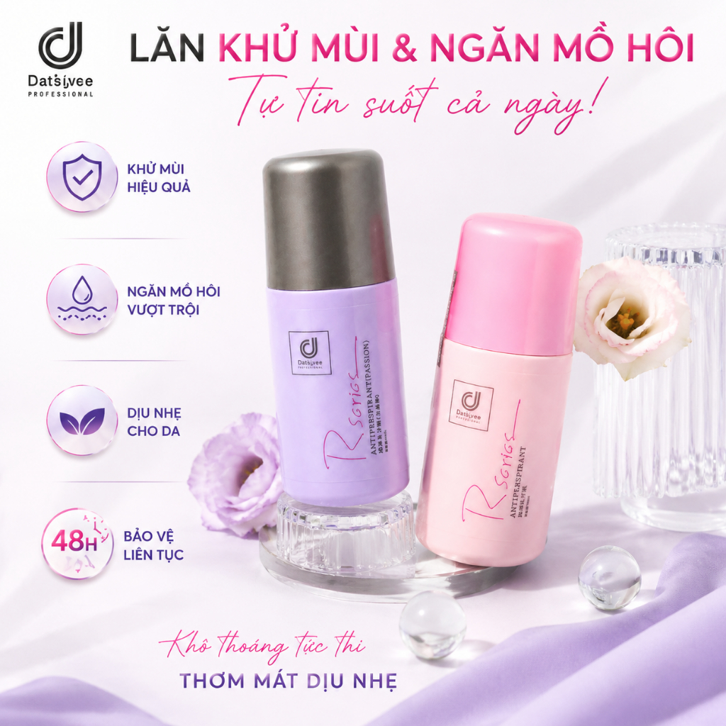 Lăn Nách Khử Mùi Hương Nước Hoa Rseries Thái Lan 50ml Ngăn Mồ Hôi Hiệu Quả、Khử Mùi Cơ Thể