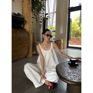 𝙇𝘼𝙇𝙔 𝙏𝙊𝙋 - Áo Linen TƯNG PRE 2S Viền Cổ
