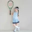 Set thời trang bé gái áo polo sát nách phối chân váy tennis có quần mặc trong phong cách trẻ trung cho bé