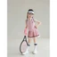 Set thời trang bé gái áo polo sát nách phối chân váy tennis có quần mặc trong phong cách trẻ trung cho bé