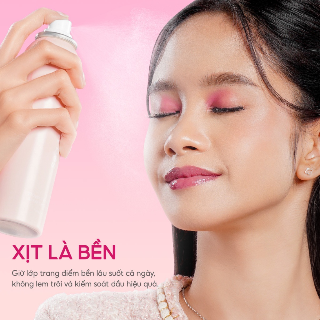 Xịt khoá makeup Sea Makeup 100ml Hỗ trợ 16H+++ dưỡng ẩm lâu trôi và hiệu quả lì mịn xịt khoá nền | BigBuy360 - bigbuy360.vn