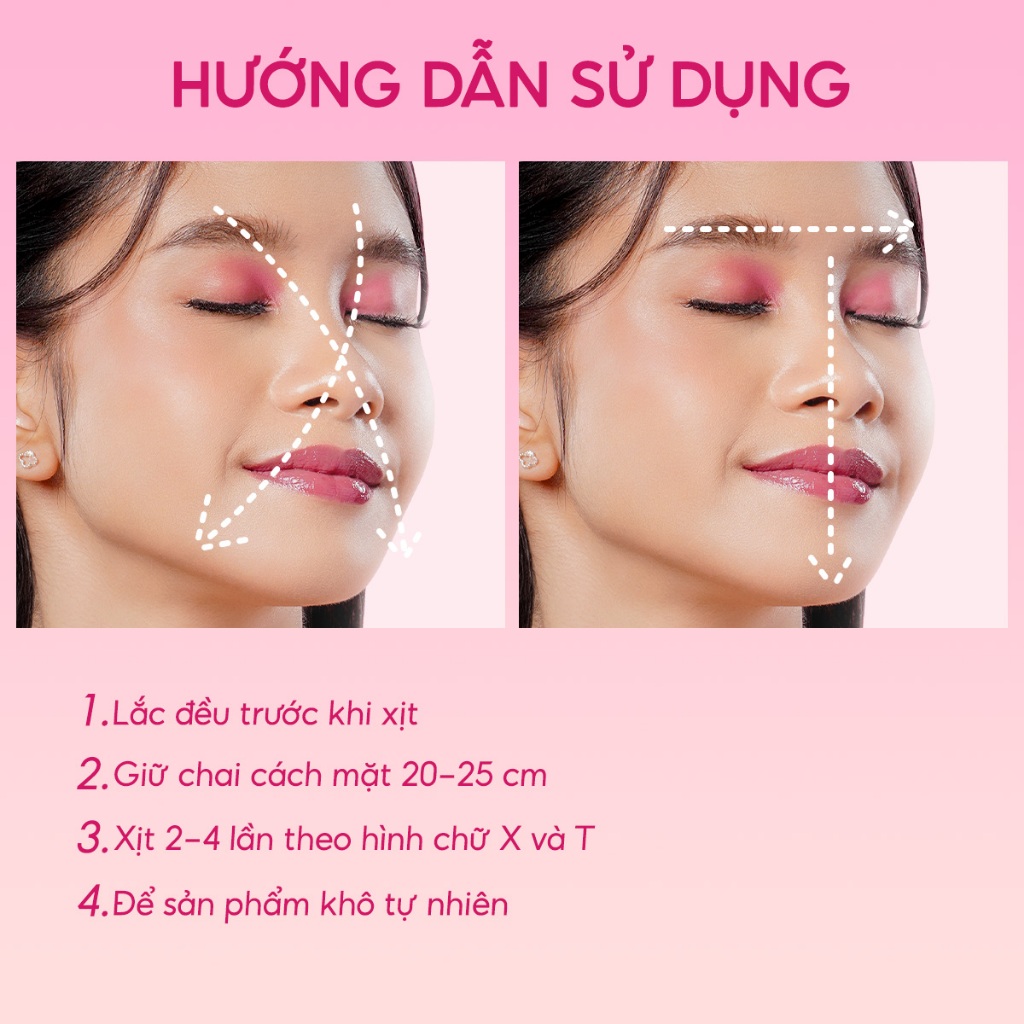 Xịt khoá makeup Sea Makeup 100ml Hỗ trợ 16H+++ dưỡng ẩm lâu trôi và hiệu quả lì mịn xịt khoá nền | BigBuy360 - bigbuy360.vn
