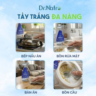 [Tặng 6 Dụng Cụ] Combo 2 Chai Tẩy Đa Năng Dr.Natro 500ml - Tẩy Sạch Mọi Vết Bẩn