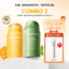 Combo 2 Thanh lăn mặt nạ đất sét Hyalu-C và Mugwort The Originote sáng da lột mụn đầu đen giảm mụn