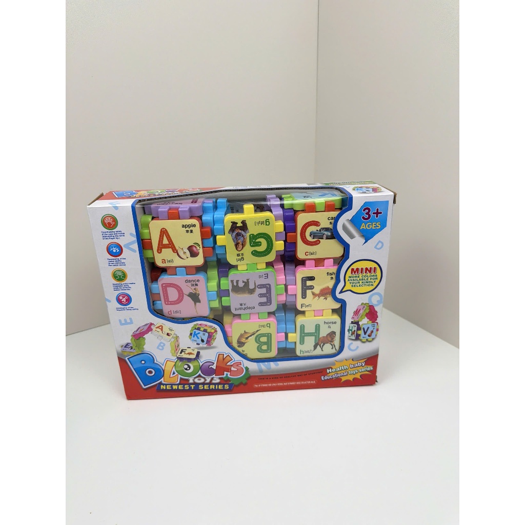 Đồ Chơi Xếp Hình Khối Chữ Cái Tiếng Anh 3D Cho Bé – Bộ Ghép Hình ABC Học Chữ Học Từ Vựng, Phát Triển