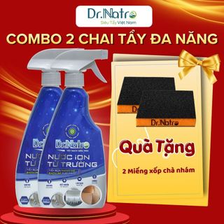 [Tặng 6 Dụng Cụ] Combo 2 Chai Tẩy Đa Năng Dr.Natro 500ml - Tẩy Sạch Mọi Vết Bẩn