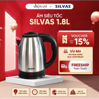 ấm siêu tốc điện cơ SILVAL 1.8l