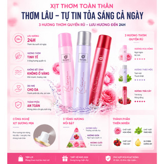 Nước hoa xịt toàn thân dòng R của Thái Lan –Ngăn Mồ Hôi,Lưu Hương Dài Lâu,Dùng Cho Nách Và Toàn Thân