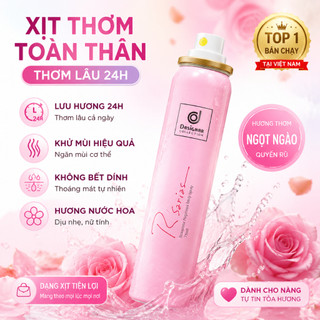 Nước hoa xịt toàn thân dòng R của Thái Lan –Ngăn Mồ Hôi,Lưu Hương Dài Lâu,Dùng Cho Nách Và Toàn Thân