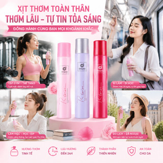 Nước hoa xịt toàn thân dòng R của Thái Lan –Ngăn Mồ Hôi,Lưu Hương Dài Lâu,Dùng Cho Nách Và Toàn Thân