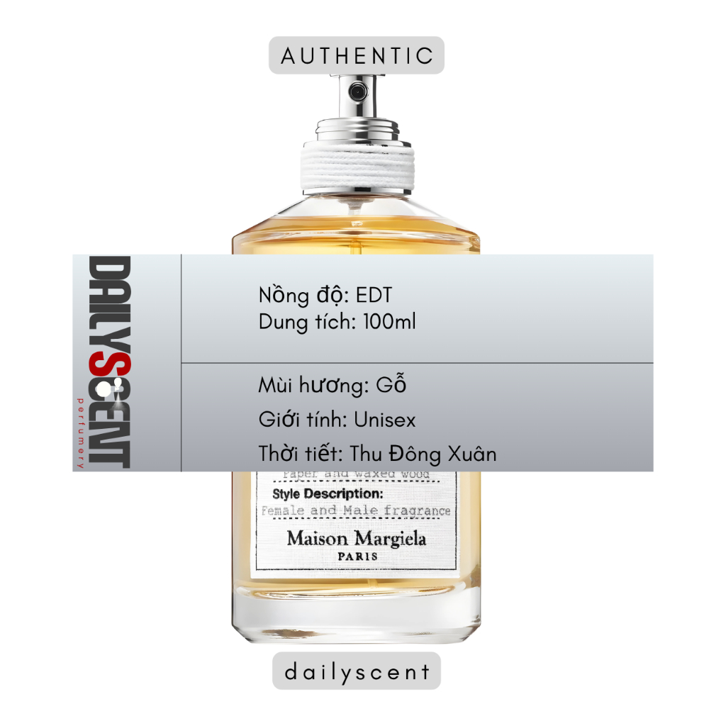 Nước hoa Whispers in the Library 100ml MMP | Nước hoa Unisex| Nước hoa ngày mát | Nước hoa mùi gỗ | Dailyscent