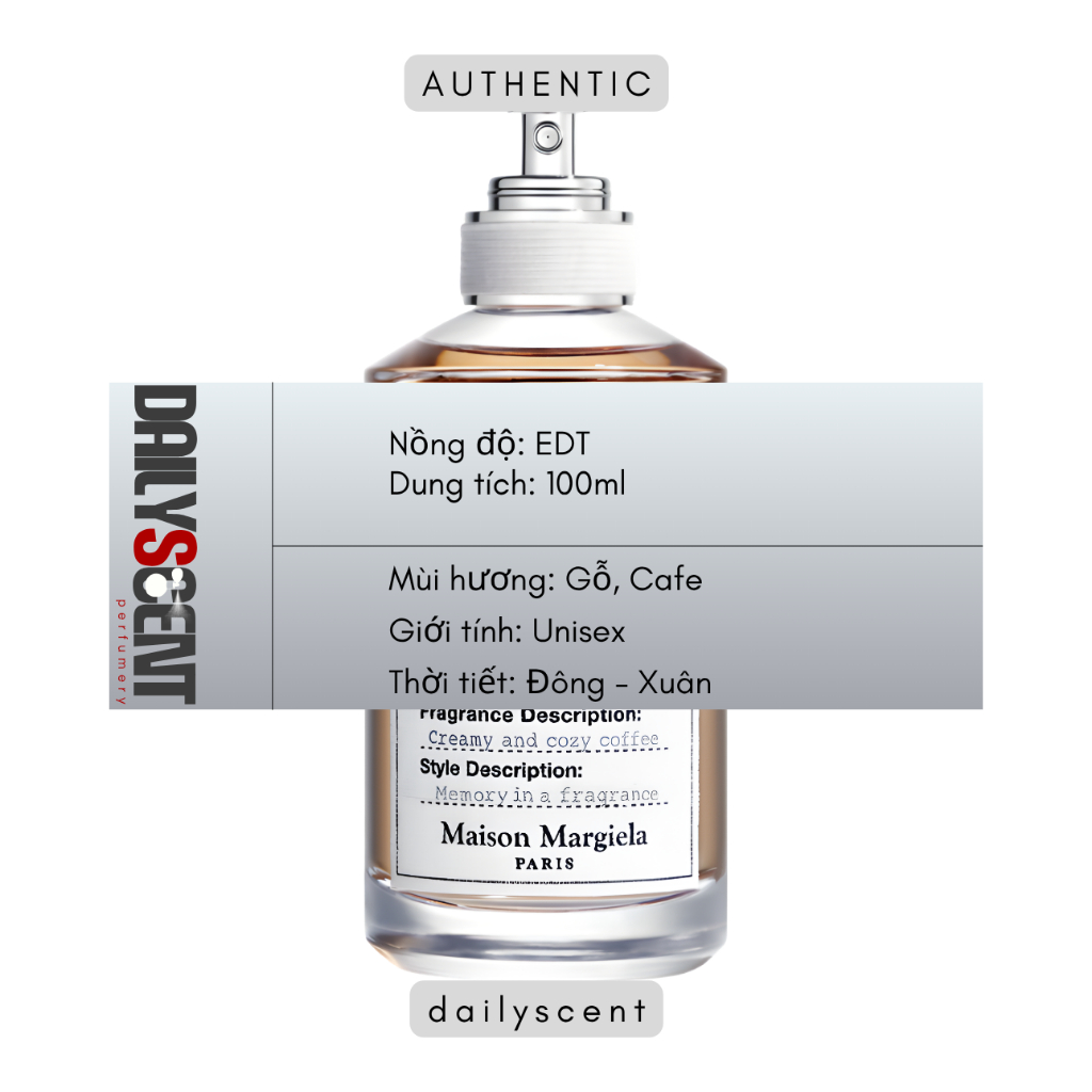Nước hoa Coffee Break 100ml EDT MMP | Nước hoa nam| Nước hoa mùi cafe| Nước hoa mùa đông|Dailyscent