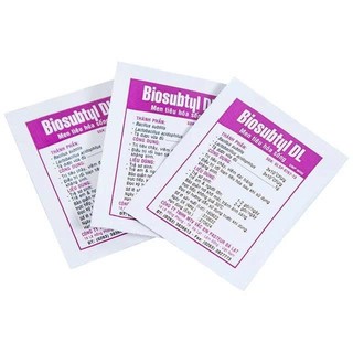 Men tiêu hóa sống Biosubtyl - DL hộp 25 gói