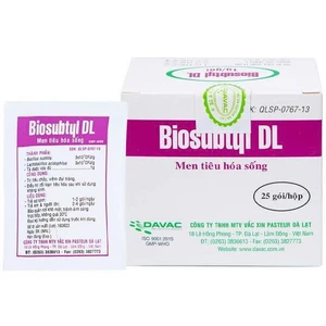 Men tiêu hóa sống Biosubtyl - DL hộp 25 gói