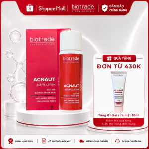 Dung dịch chấm mụn Biotrade ACNAUT ACTIVE LOTION giảm mụn sưng đầu trắng - Skin Studio