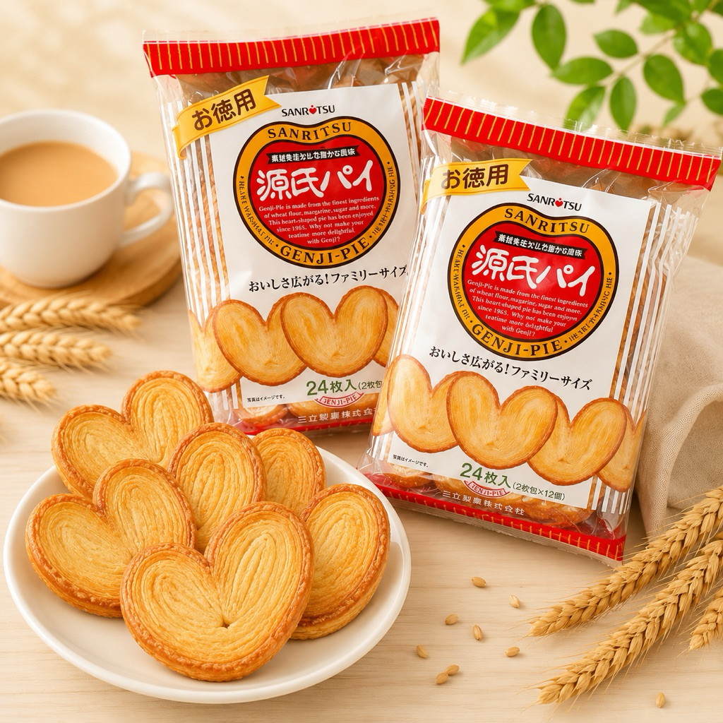Bánh quy hình cánh bướm Genji Pie Nhật Bản