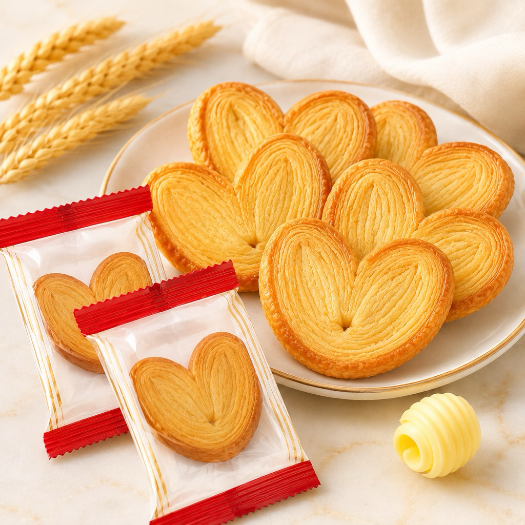 Bánh quy hình cánh bướm Genji Pie Nhật Bản