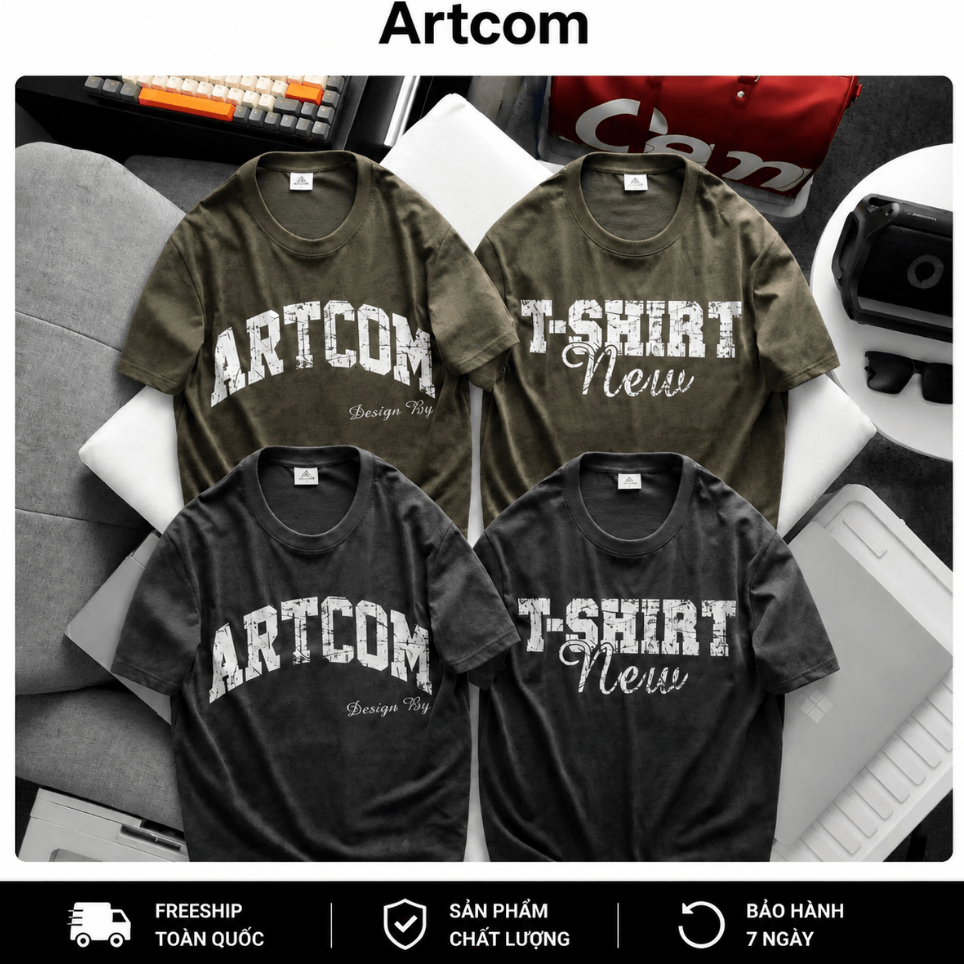 Áo Thun Unisex Mason Fade Tee – Form Relaxed Rộng Thoải Mái, Chất Vải Napped Jersey Thế Hệ Mới