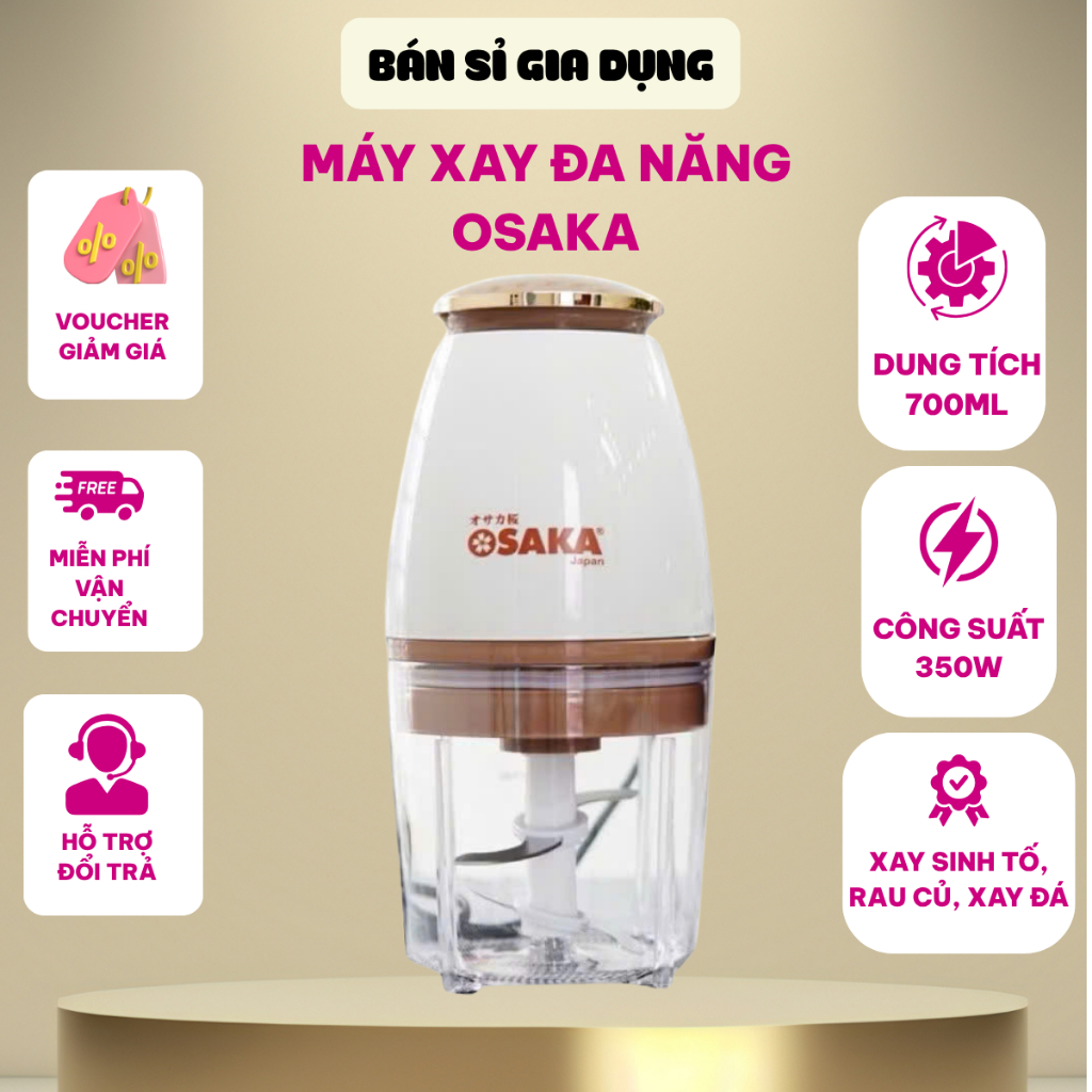 Máy xay Osaka Nhật Bản, máy xay sinh tố xay đa năng Osaka công suất 350W