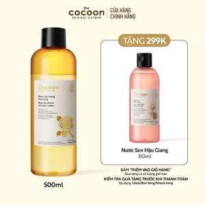 Bigsize - Nước tẩy trang hoa hồng Cocoon tẩy sạch makeup & cấp ẩm 500ml