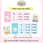 Combo 4 Bịch Bỉm OHMI Hàn Quốc - Khô Thoáng, Siêu Thấm Hút - Tã Bỉm Dán/Quần Đủ Size Từ Sơ Sinh — ảnh 4