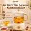Ấm Đun Nước Đa Năng 600ML, 3 Mức Nhiệt, Borosilicate, Pha Trà & Hầm Tổ Yến, Quà Tặng