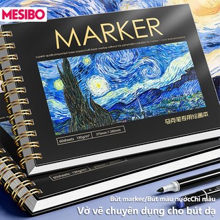 Vở Vẽ Mỹ Thuật Phác Thảo Đẹp, Sổ Tay Lò Xo Giấy Dày, Ứng Dụng Màu Acrylic, Sổ Vẽ A4 Cho Học Sinh