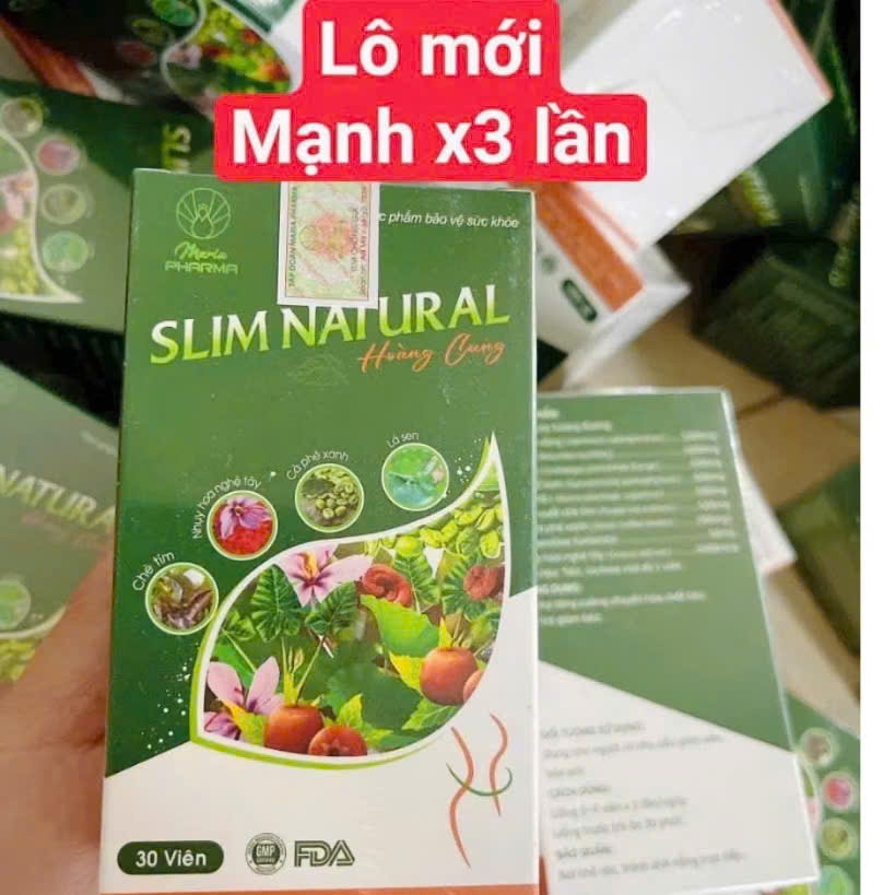 Giảm cân Hoàng Cung Slim Natural Hộp 30 Viên giảm cân an toàn